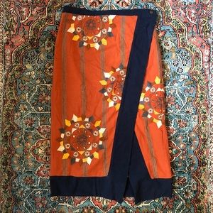 Boho Free People Wrap Skirt